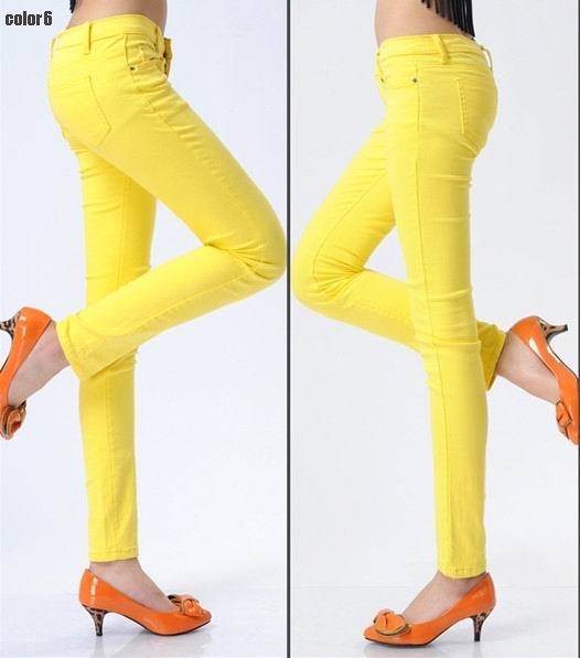 Spring and summer 2012 new Korean candy color pant style cotton pant Thin fashion pencil pants skinny trousers