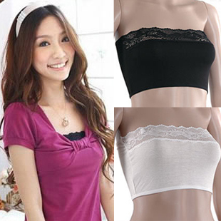 Spring and summer all-match basic decoration modal lace tube top short tube top design tube top x902