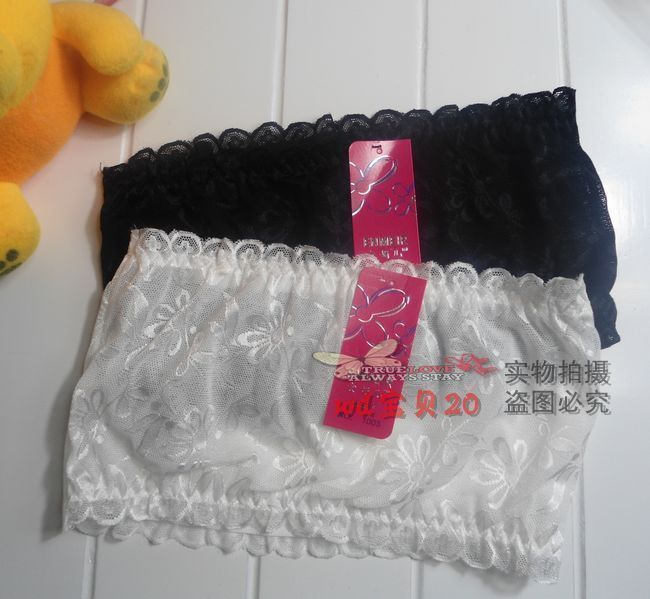 Spring and summer all-match gentlewomen lace full gauze tube top tube top elastic basic tube top