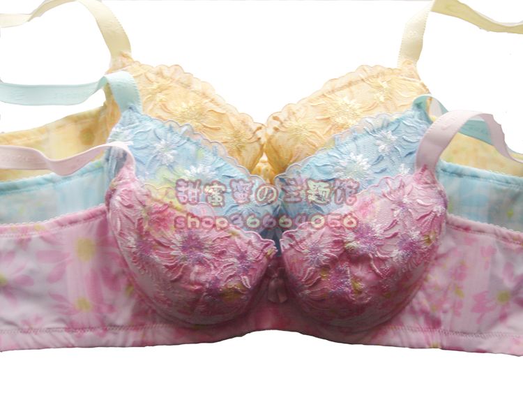 Spring and summer c52b1 thin cup push up belt insert b c cup bra underwear