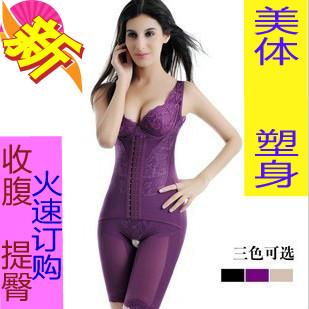 Spring and summer double layer drawing butt-lifting weight loss abdomen underwear fat burning slimming beauty care professional