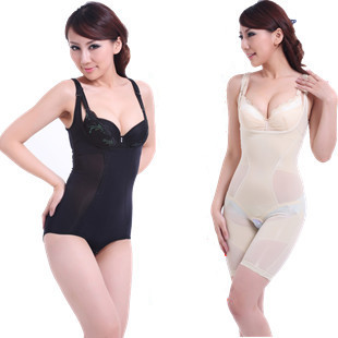 Spring and summer hot-selling bamboo fat burning one piece shaper slimming clothes seamless corset beauty care underwear