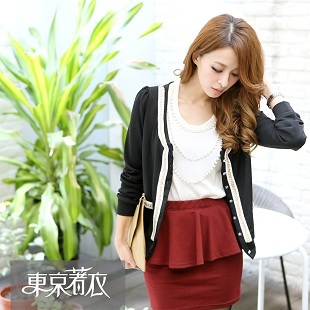 Spring and summer new arrival 5.9 115 clasp border cotton coat 2033069