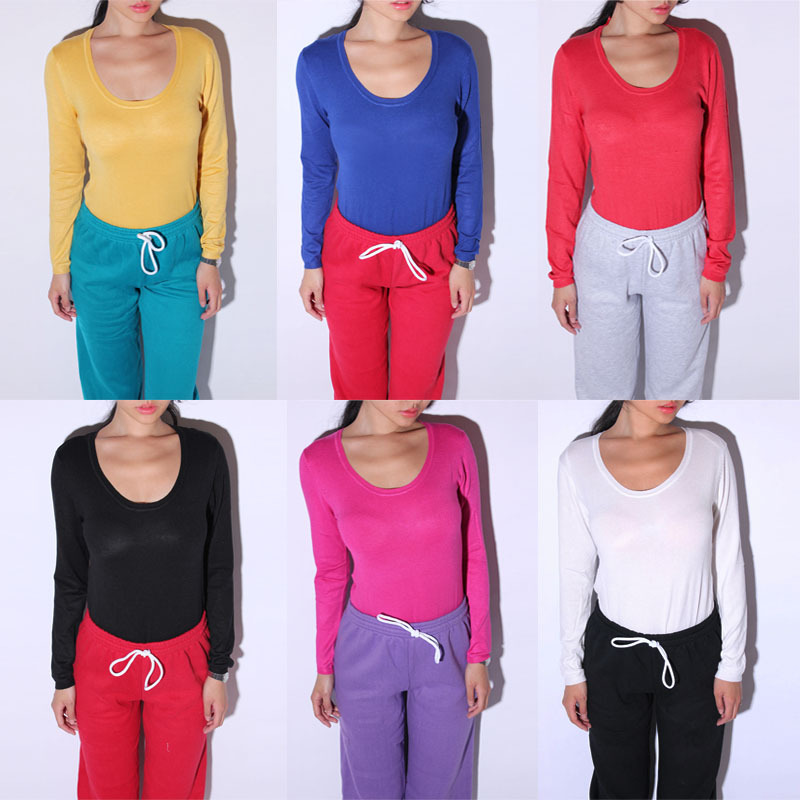 Spring candy color o-neck long-sleeve thin medium-long slim basic solid color slim hip sweater