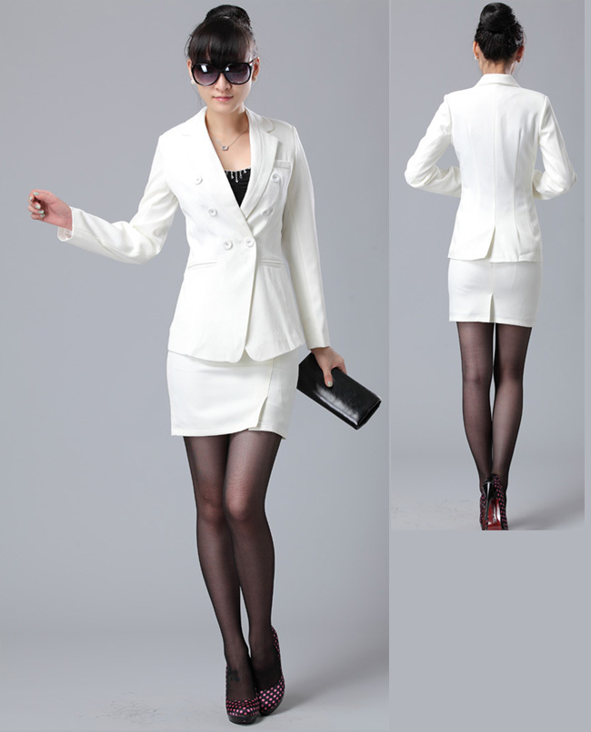 Spring elegant women's boutique professional set ol long-sleeve autumn women's professional skirt ml868