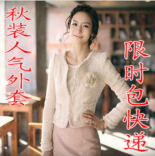 Spring female short jacket slim short design cardigan gentlewomen hot-selling elegant coat