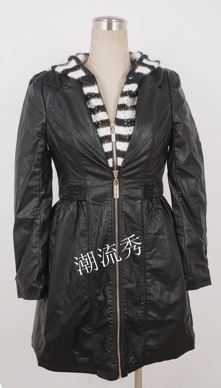 Spring hot-selling slim water washed leather clothing 9898 - 1