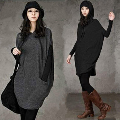 Spring outerwear women's long design casual hooded vest sleeveless batwing shirt spring and autumn vest