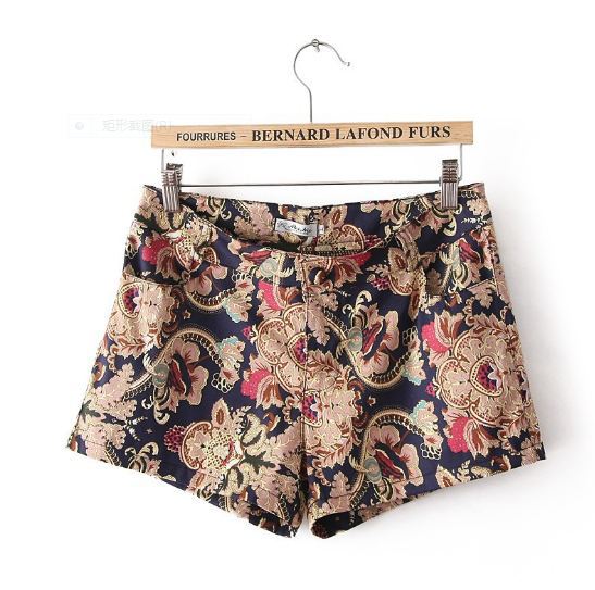 Spring Summer Hot Selling Totem Print  Shorts