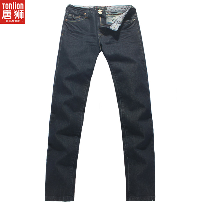 Spring TONLION female elastic denim trousers 149