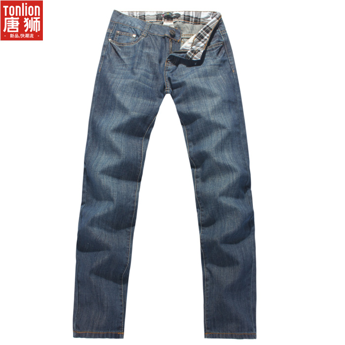 Spring TONLION female slim denim trousers 149