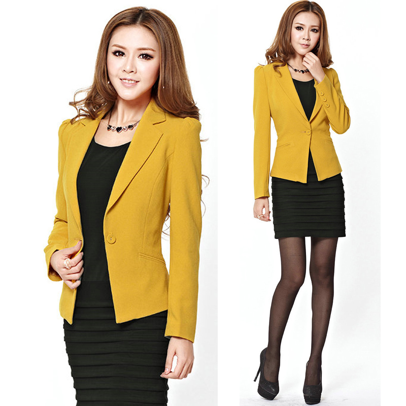 Spring work wear women's skirt set one-piece dress formal slim white collar tooling fashion suit jacket