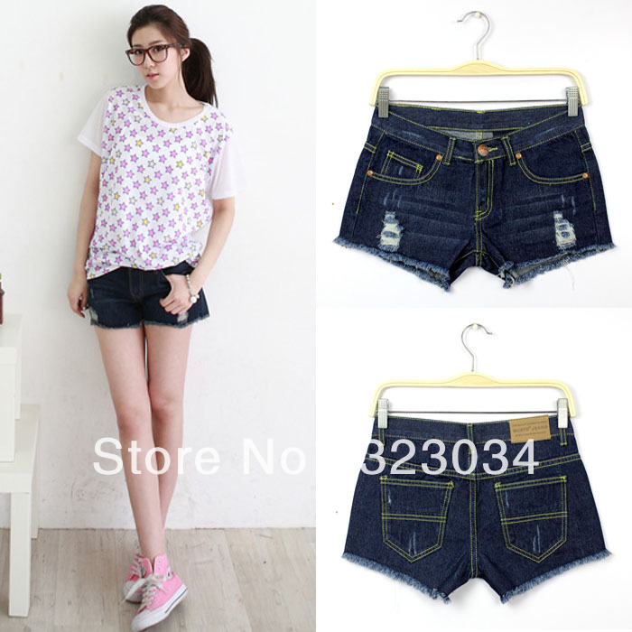 Ssy personality fashionable denim shorts