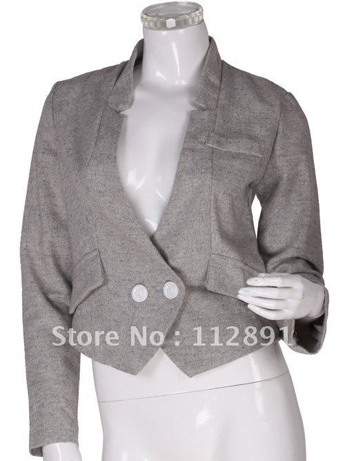 STAND-UP COLLAR BLAZER WITH    H030