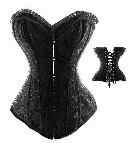 Steel Boned Brocade Gorgeous Corset Bustier Lingerie