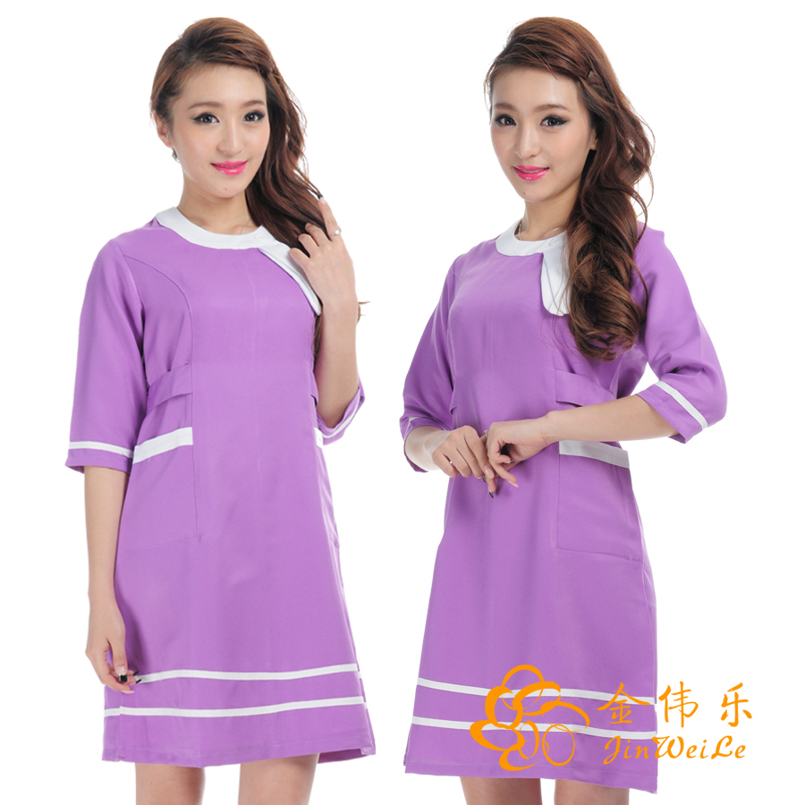 Stewardess clothing professional set work wear sauna suit female technicalness service mr011 .