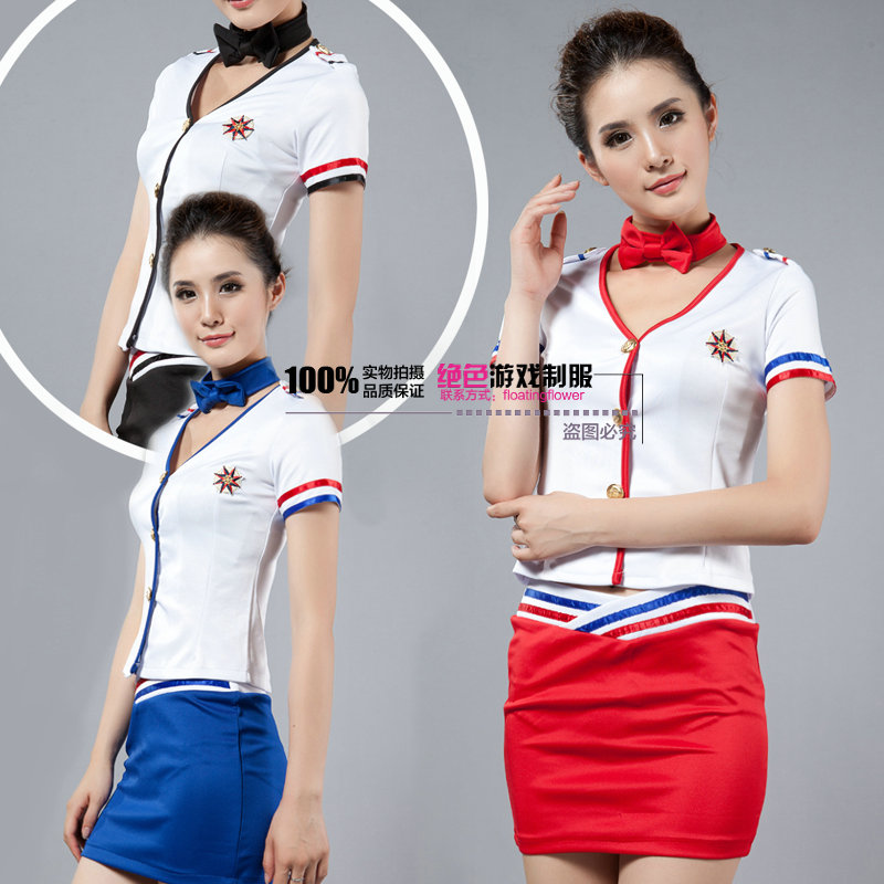 Stewardess clothing summer ol uniform professional set work wear work wear female