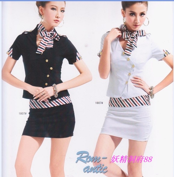 Stewardess clothing work wear ktv ms. service work wear uniform