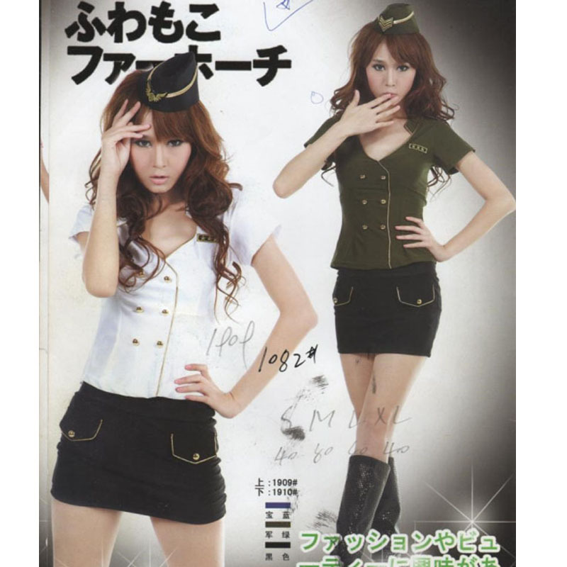 Stewardess uniform work wear ktv clothes dj work clothes