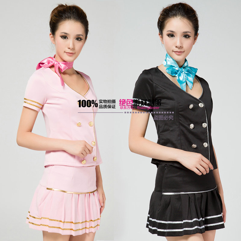 Stewardess uniforms professional set ktv clothes sauna work wear pediluvium sauna, clothes