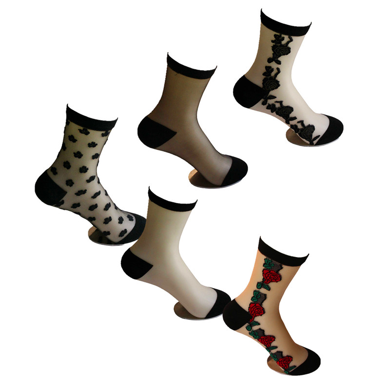 Stockings crystal silk socks women's socks summer thin socks