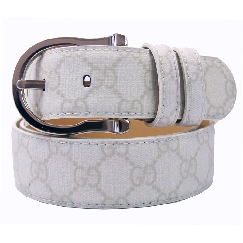 Strap female fashion cowhide strap casual pin buckle genuine leather belt Women beige