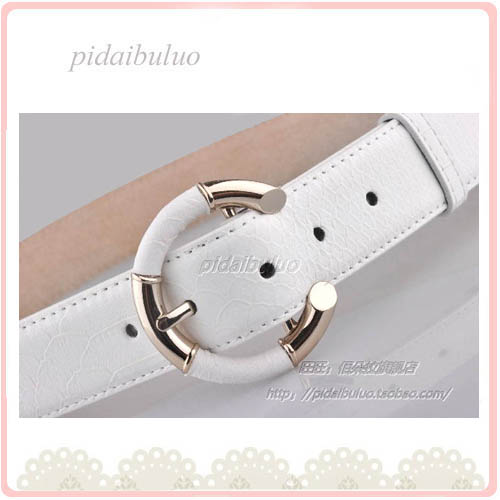 Strap ol elegant rose gold women's bag buckle fashion belt genuine leather strap