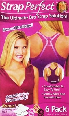 STRAP PERFECT THE ULTIMATE BRA STRAP SOLUTION 6PACK