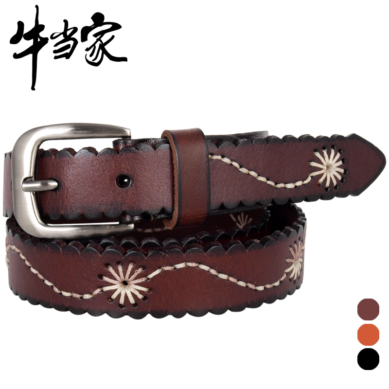 Strap Women women's genuine leather belt cowhide belt female all-match belt female strap decoration female 283