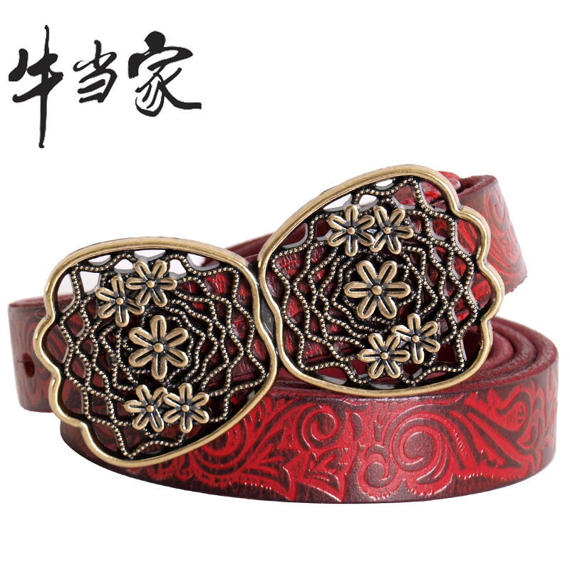 Strap Women women's genuine leather belt fine cowhide women's strap fashion all-match belt female 163