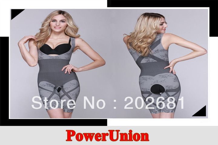 Stretch Fashions Natural Bamboo Charcoal Body Shaper Underwear Slimming Suit bodysuits 150pcs Free Shipping