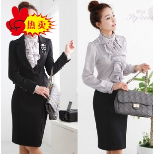 Suit work wear spring business formal dresses tooling professional set women's fashion