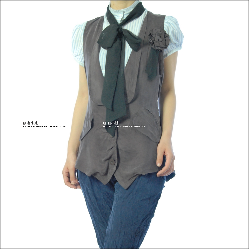 Summer 2012 fashion women's vest fashion all-match kaross heavy silk vest small vest