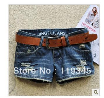 Summer 2013 with the women's clothing korean edition joker recreational bull-puncher knickers hot pants personality denim pants