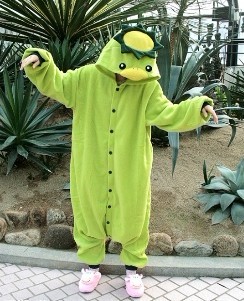 Summer cotton cloth sleepwear costume turtle one piece animal sleepwear male Women lovers sleepwear