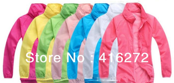 Summer Outdoor Light Weight Ultra thin Waterproof Jacket Coat Women  QUICK-DRY JACKET COAT women UV Resitant Jackets women