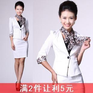 Summer quality work wear professional set women's fashion ol professional skirt slim