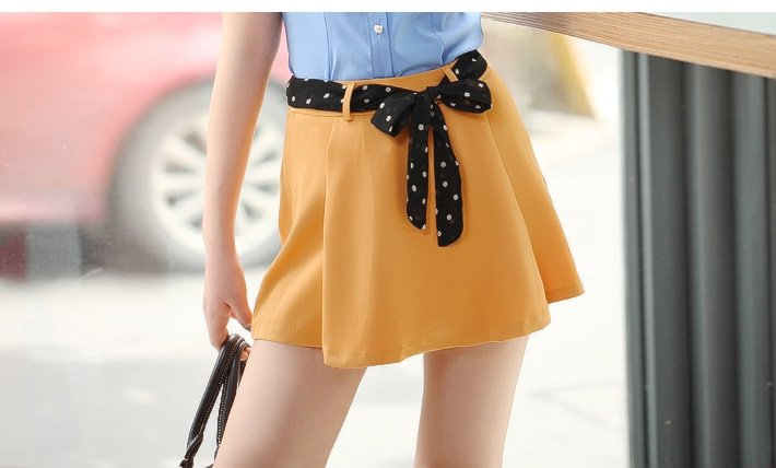 Summer Short Culottes, Female Shorts Basic Skirt Culottes, Free Shipping