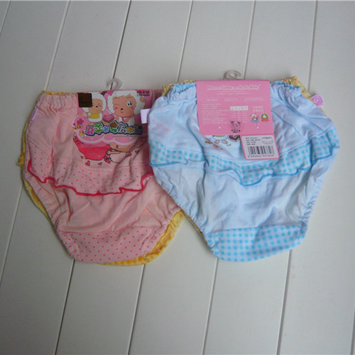 Summer thin baby female child 100% cotton panties legging baby shorts briefs