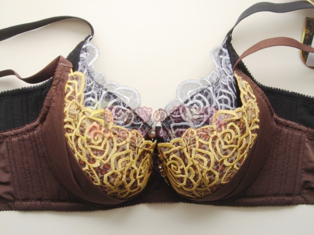 Summer thin cup 311 b1 leopard print paragraph thin cup insert b c cup bra