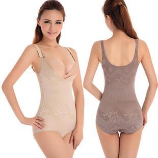 Summer thin no button zipper fat burning abdomen drawing butt-lifting beauty care slimming one piece shaper shapewear briefs