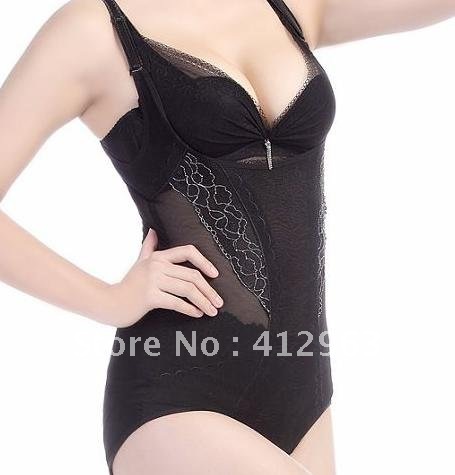 Summer ultra-thin conjoined twins garment lose weight thin body garment exercise selfcontrol beautiful body underwear