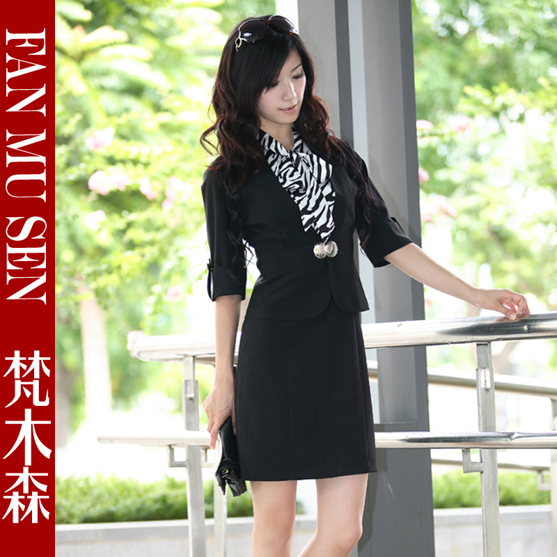 Summer women's professional set fashion short-sleeve ol skirt work wear yr79