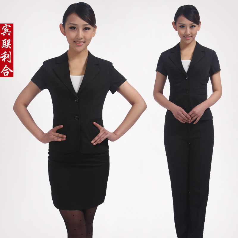 Summer women's work wear OL outfit formal career dress set skirt manager service x282