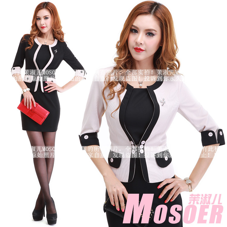 Summer work wear women's skirt summer formal ol formal women's professional set