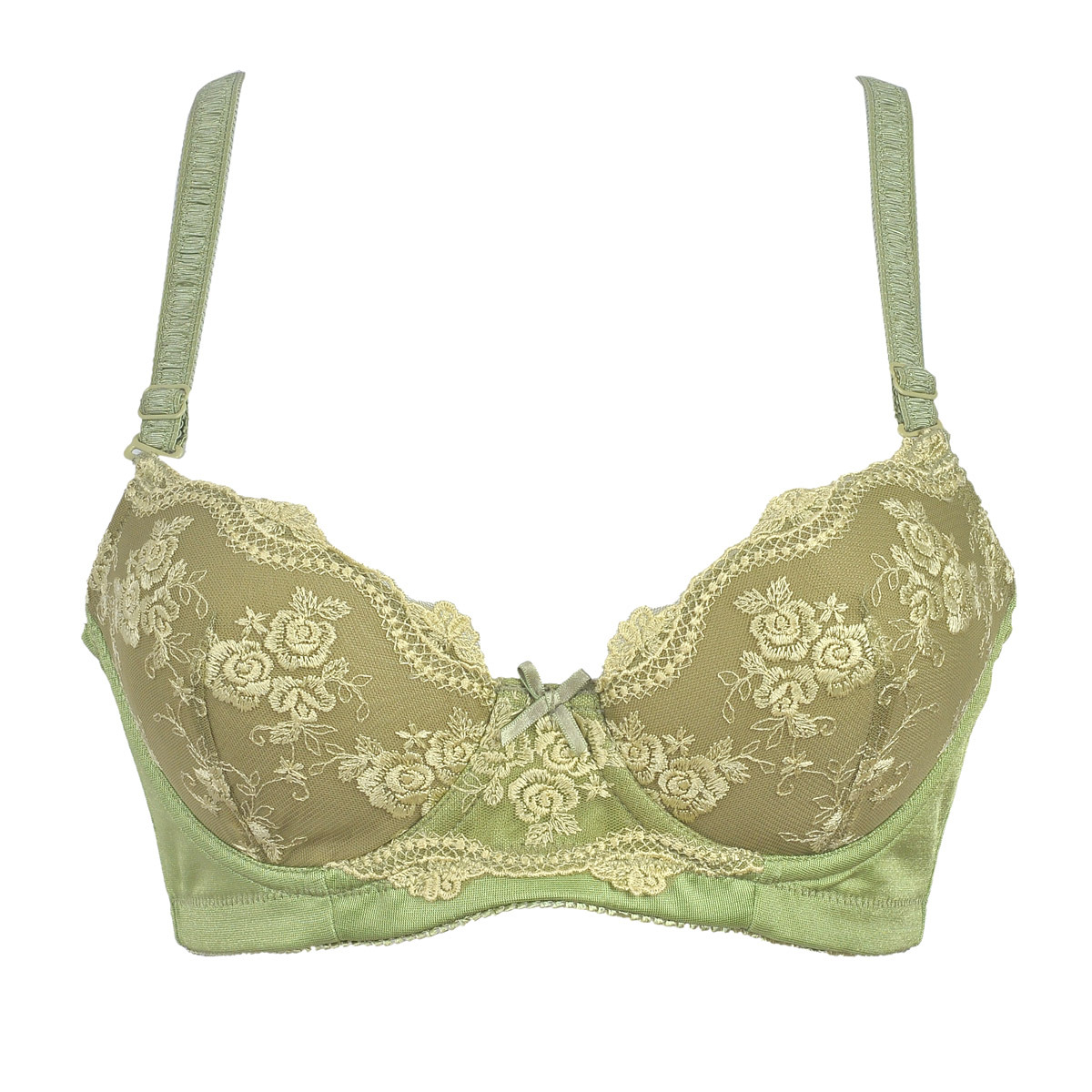 Sun flora - happbra series thin thick lace decoration cup bra 214044