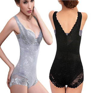 Super professional slimming abdomen drawing one piece body shaping lace slimming beauty care clothing