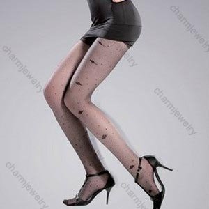 Super Sexy Ultrathin Lotus Pond Jacquard Pantyhose Carry Buttock Silk Stockings