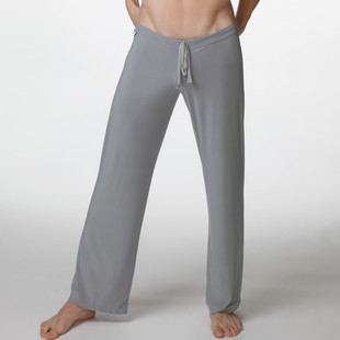 Super smooth male lounge pants casual trousers yoga pants loose