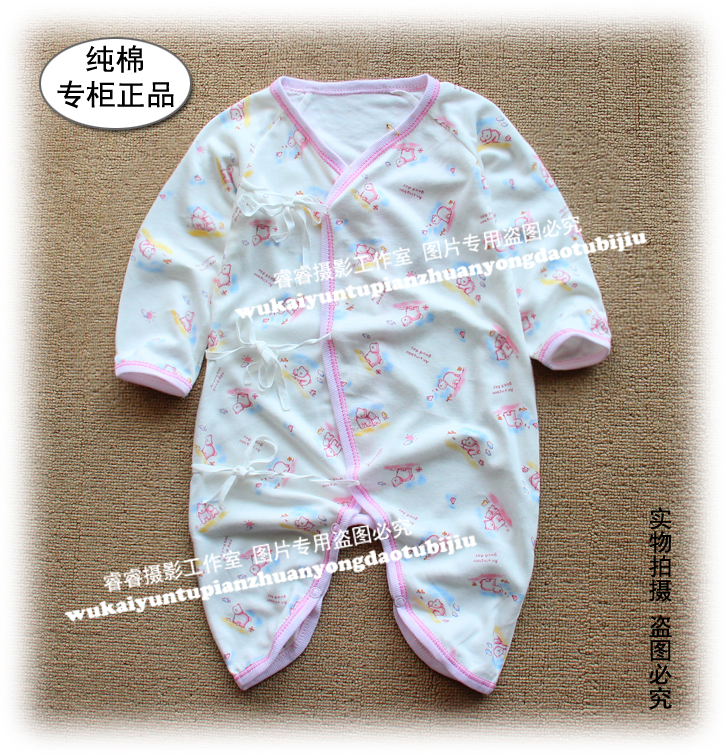 Super soft 100% cotton newborn underwear romper clothes and climb baby